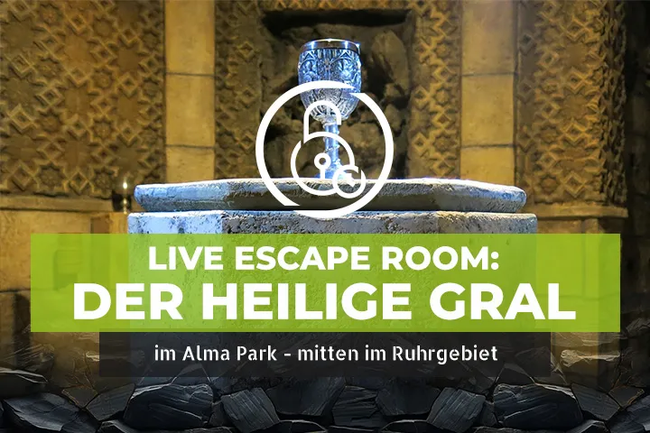 Der Heilige Gral escape room at Alma Park
