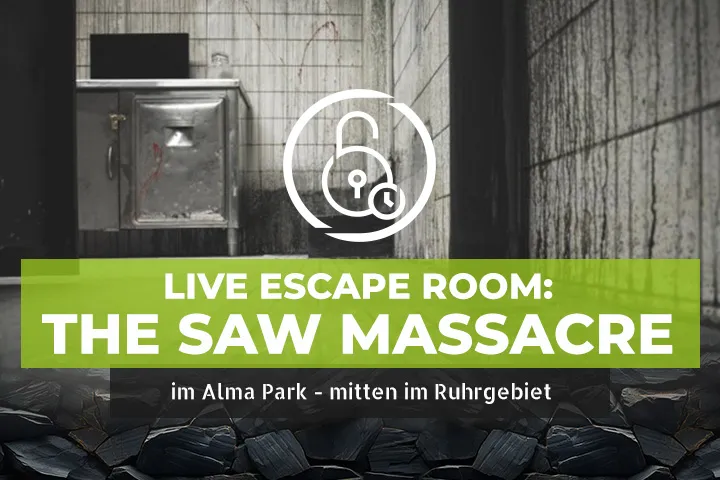 The Saw Massacre escape room at Alma Park