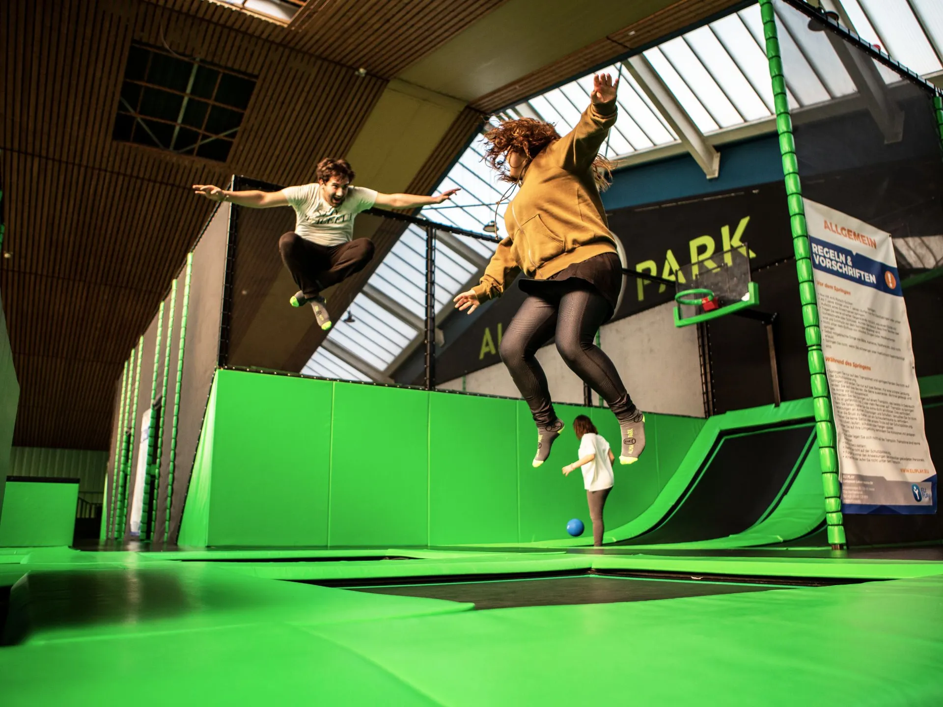Trampolining at Alma Park 3