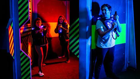 Laser Tag 5 Laser tag at Alma Park