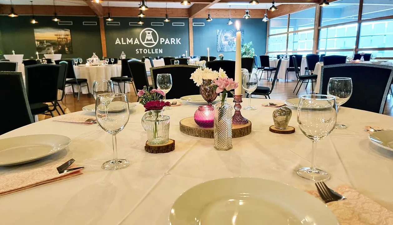 Evenementenruimtes Stollen A/B/C bij Alma Park in Gelsenkirchen