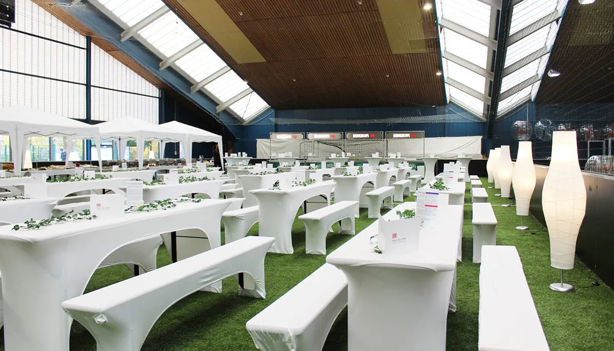 Evenementenhal Erlebnishalle bij Alma Park in Gelsenkirchen