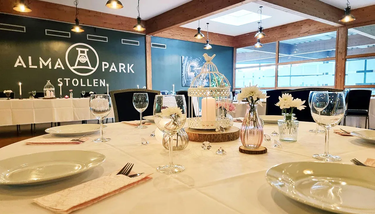 Evenementenruimtes Stollen A/B/C bij Alma Park in Gelsenkirchen