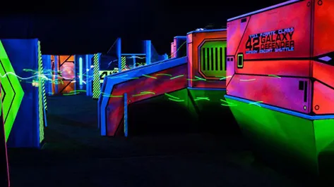 Laser Tag 8 Laser tag at Alma Park