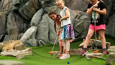 Kinderfeestje met adventuregolf bij Alma Park