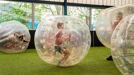 Kinderfeestje met Bubbleball bij Alma Park
